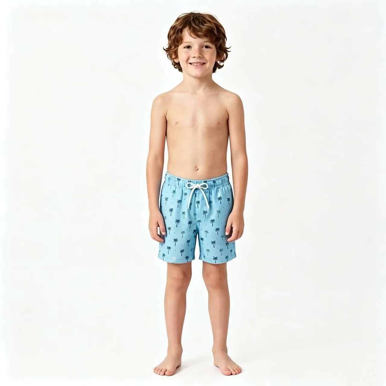 Boys' Palm Tree Beach Shorts – Kids' Swimwear
