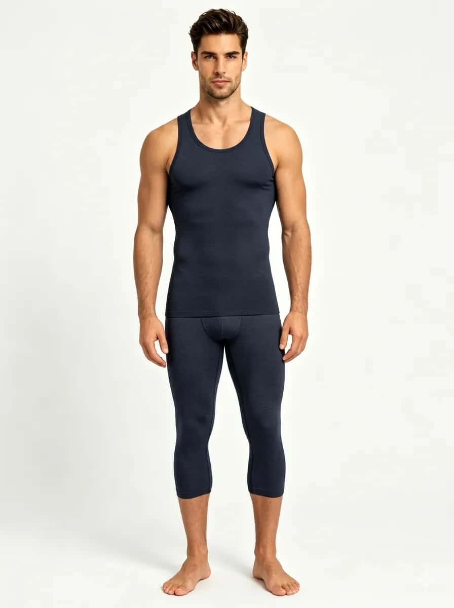 Men's Tank & Capri Tights Set – Men's Yoga Wear