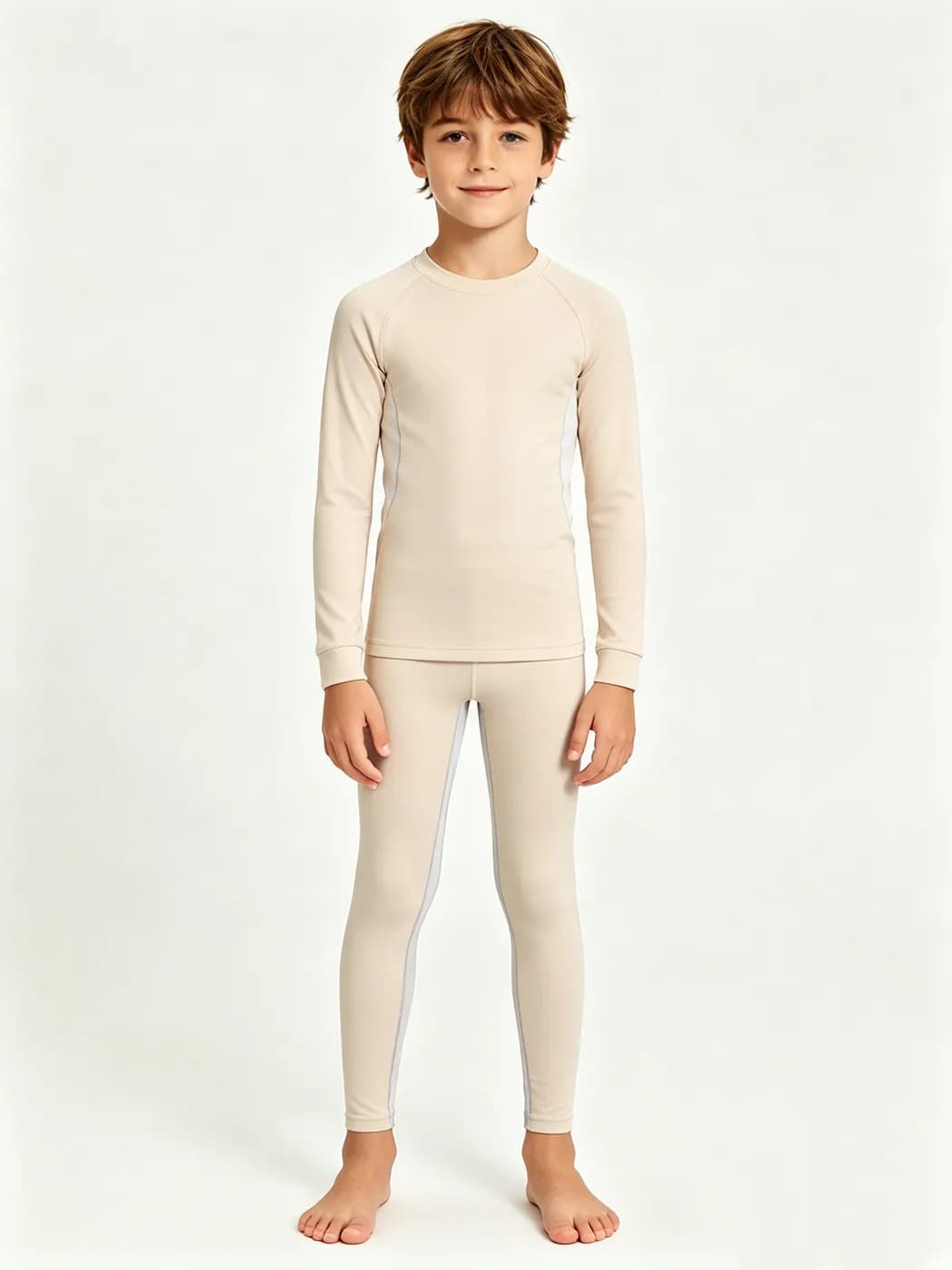 Boys' Long-Sleeve Active Set – Kids' Yoga Wear