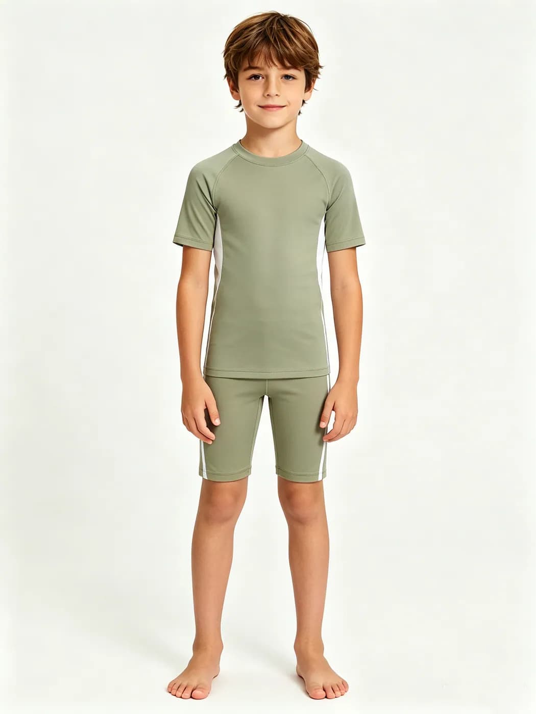 Boys' Tee & Shorts Active Set – Kids' Yoga Wear