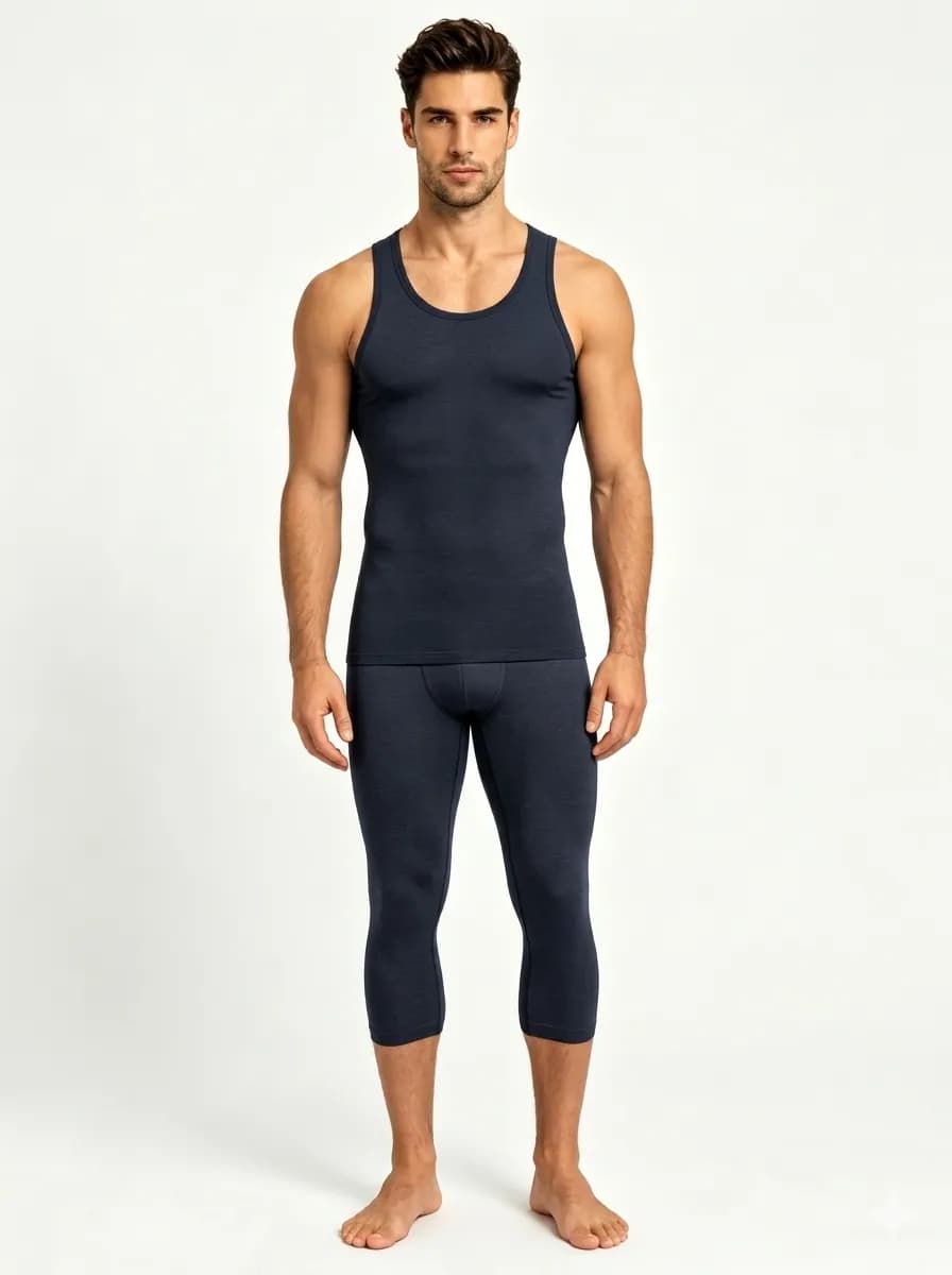 Men's Tank & Capri Tights Set – Men's Yoga Wear