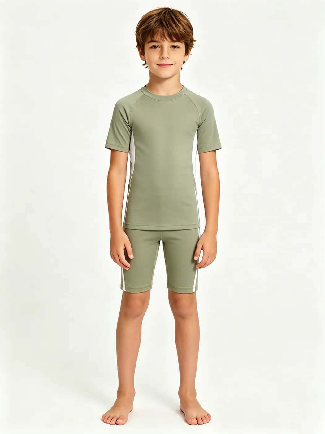 Boys' Tee & Shorts Active Set – Kids' Yoga Wear