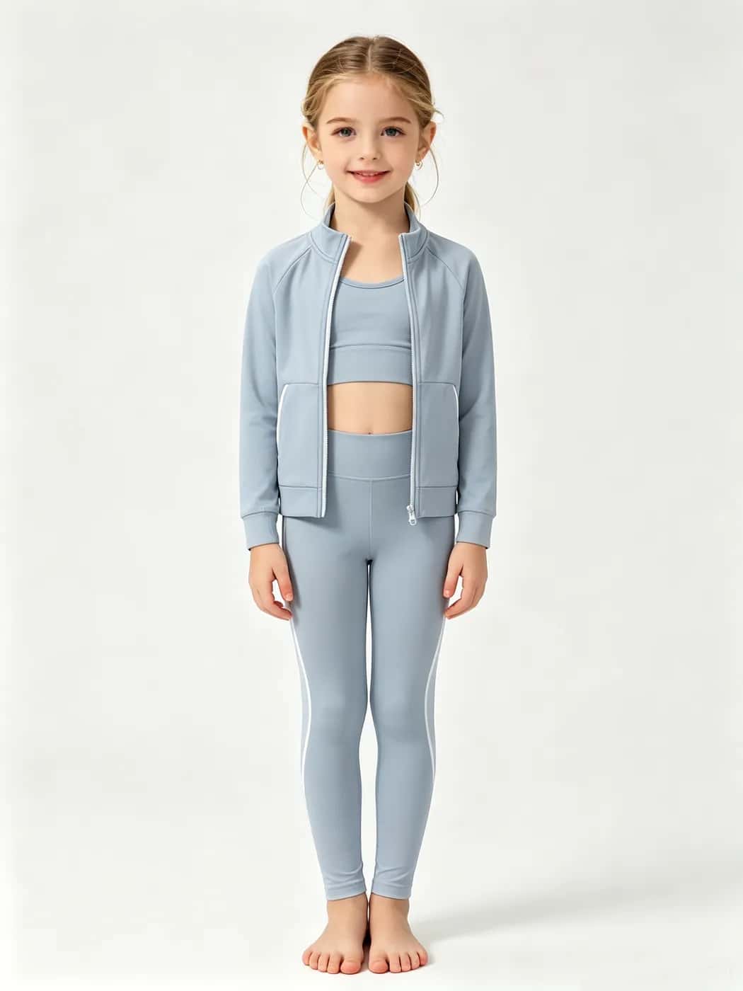 Girls' Yoga Jacket Set – Kids' Yoga Wear