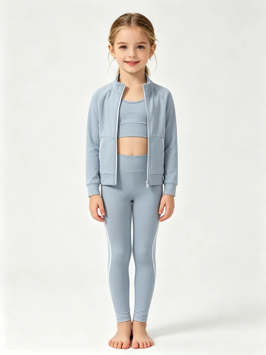 Girls' Yoga Jacket Set – Kids' Yoga Wear